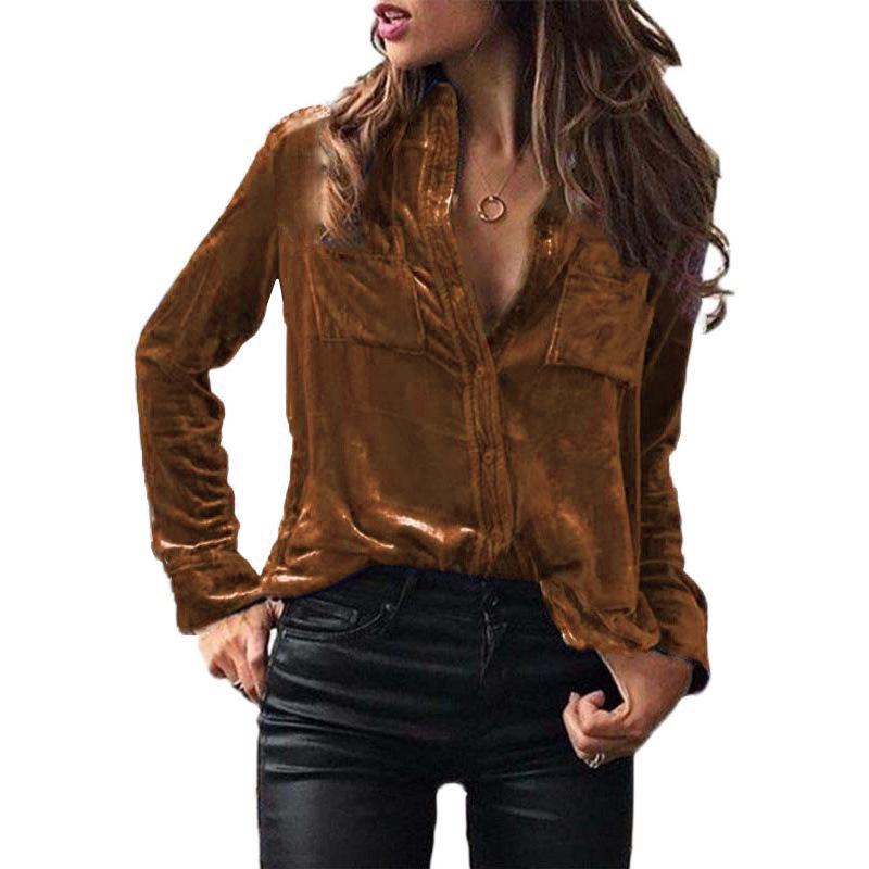 European & American Women's Fashion Long Sleeve Shirt - Spring Autumn Collection