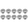 10Pcs Ball Bearings Stainless Steel WearResistant Quiet Skateboard Driver Accessories S628Z