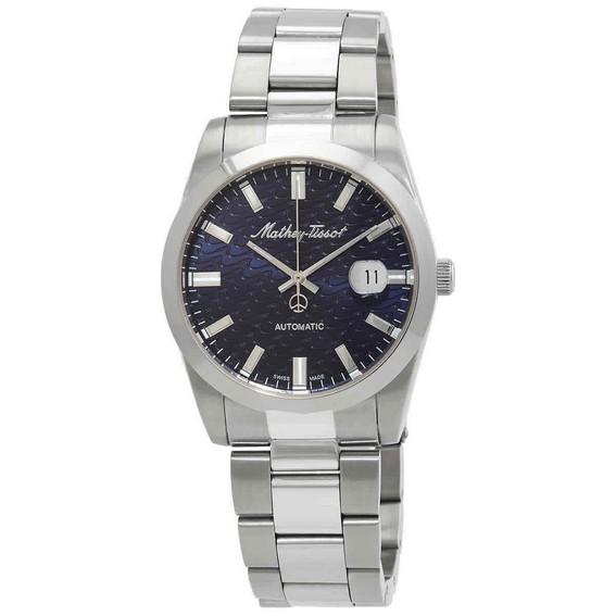 

Mathey-Tissot Mathy I Автоматические мужские часы из нержавеющей стали с синим циферблатом H1450ATB синий