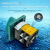 10A Silver Contact 1.7kw Two Positions Universal Rotary Cam Changeover Combination Switch HZ5-10/1.7 L02