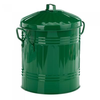 Leecroft Metall Mini Mülleimer Grün 12 x 10''