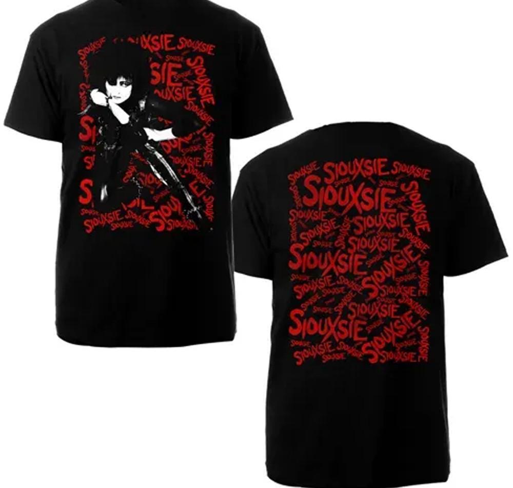 NEW Siouxsie And The Banshees 2 sides Band black T-shirt All sizes 1F2354 Unisex T-Shirt