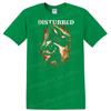 Disturbed Warrior Graphic T Shirt Retro Rock Heavy Metal Album Art Tee
