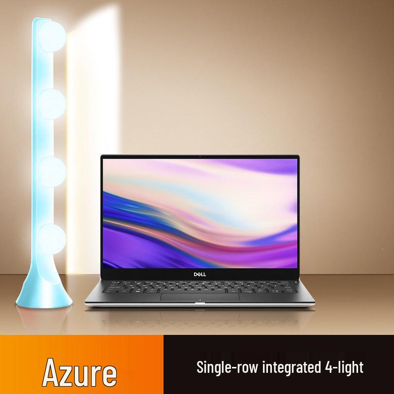 Streamer Desktop Fill Light: Double Row LED for Professional Live Room, Video Background, and Atmosphere.