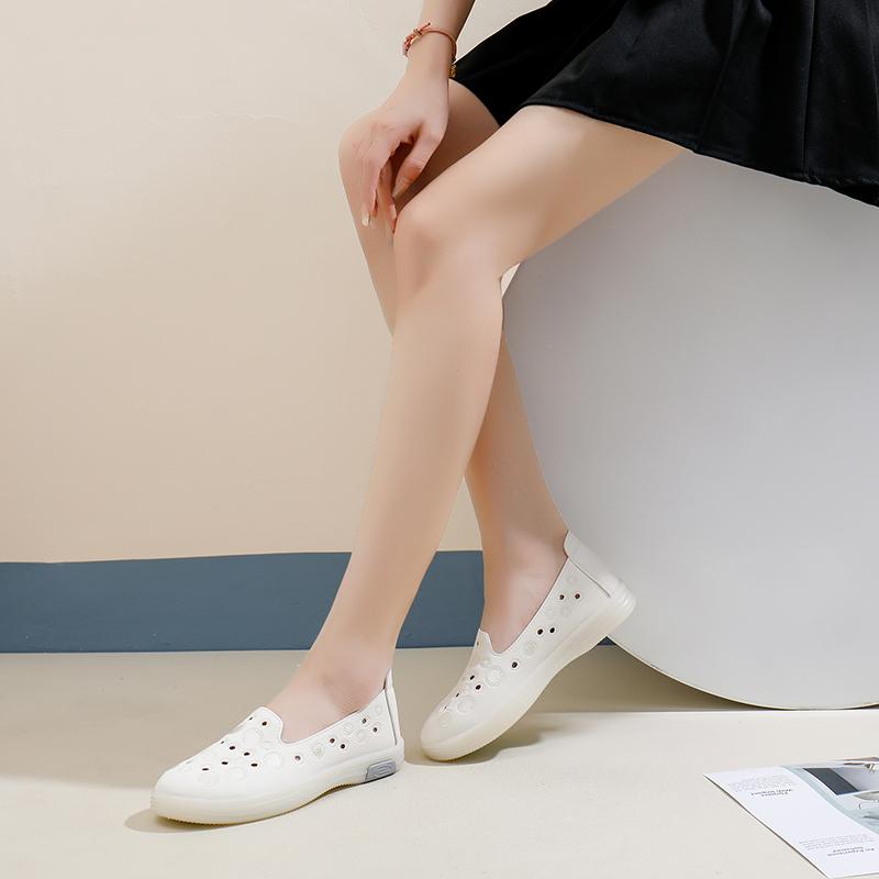 Модные женские туфли на плоской подошве — фото 5