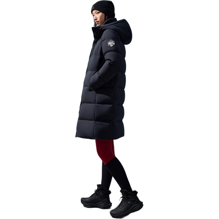 Anta Loose Fit Casual Water-Resistant Down Jacket Women Outerwear Basic-Black 162517906-2