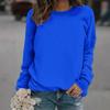Damen Fleecpullover Langarm Sweatshirt Lässiges Fitness Top