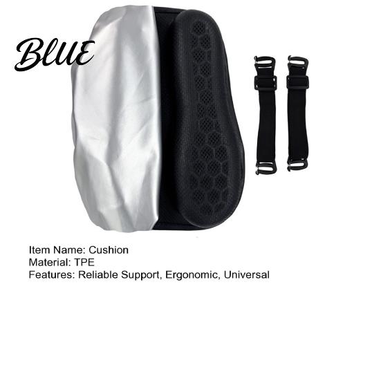 Adjustable Motorcycle Seat Cushion Cushion Gel Comfort Pad with Breathable Cooling TPE for Motorcycles Waterproof Shock Absorbing Cover Cruiser