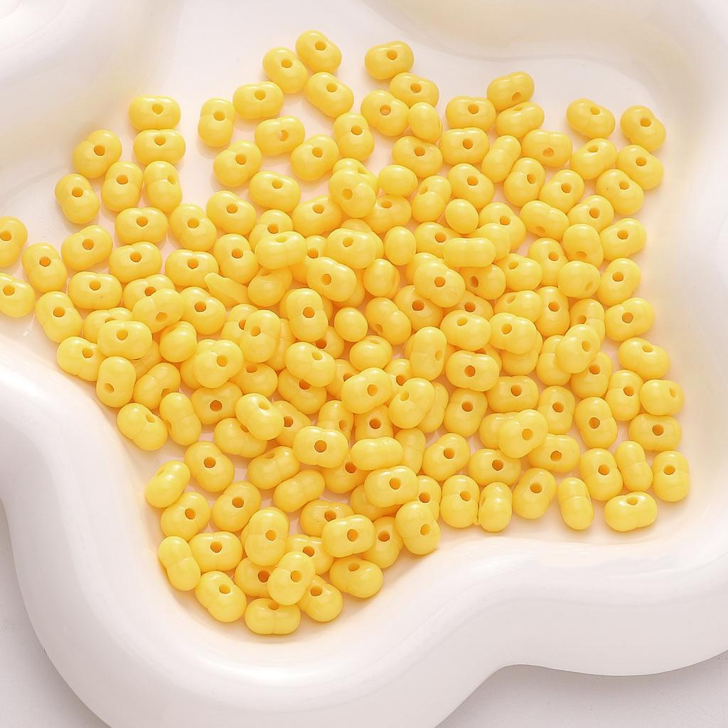 Handmade Bracelet Beads 8x5mm Solid Color Beads Light Peanut Beads Acrylic Millet Beads Loose Beads Beads Handmade Diy Accessories Strings Bracelets