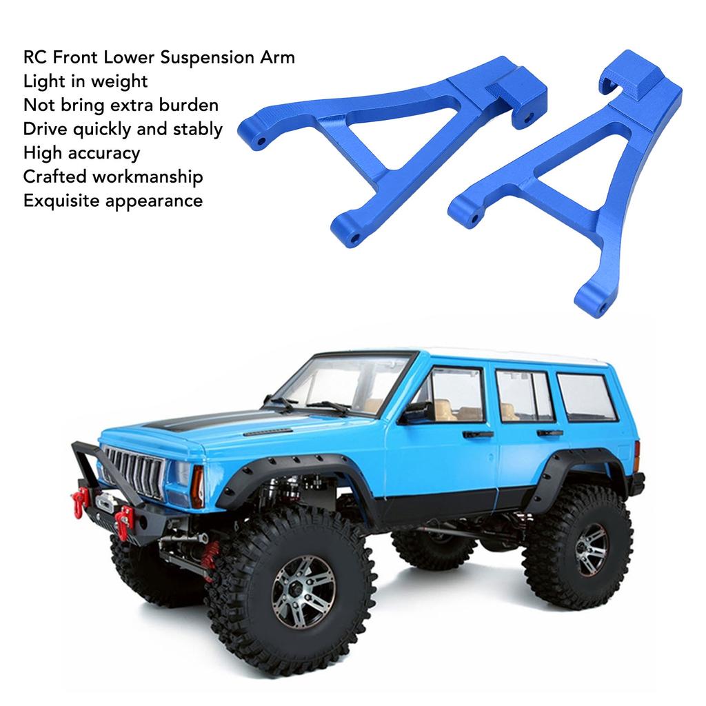2pcs RC Front Lower Suspension Arm Aluminium Alloy Ligtweight RC Suspension Arm for   Slash4  1Celsius16 RC Car