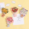 Simulated Bouquet Refrigerator Magnet Resin Flower Fridge Magnet Home Office Kitchen Cabinet Locker Whiteboard Decoration