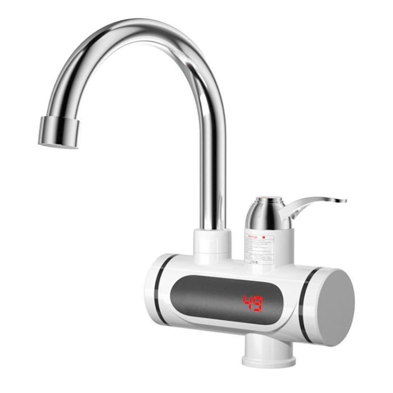 Digital Display Hot & Cold Dual-use Faucet Electric Heating Water Faucet & Shower Home Intelligent Instant Hot Water Faucet