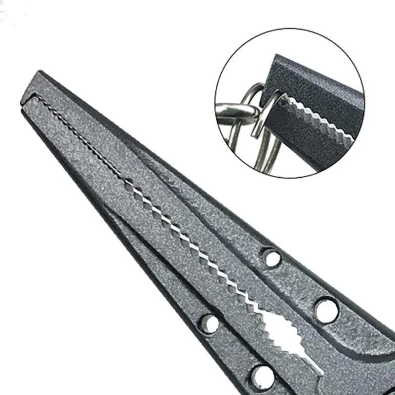 7 Inch High Quality Fishing Plier Precision Forged Stainless Steel Multitool Scissor Line Cutter Ring Opener Fishing Gear