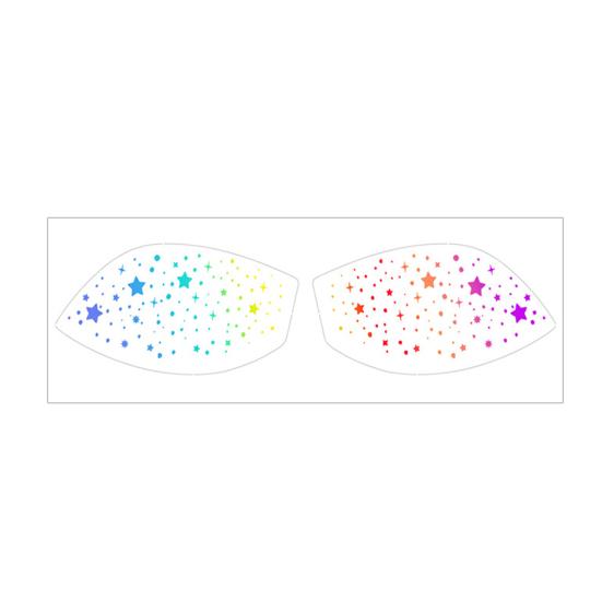 Metallic Eye Tattoo Stickers, Waterproof Temporary Freckle Decals, Sparkling Foil Eye Makeup for Festival Party, Glitter Face Art
