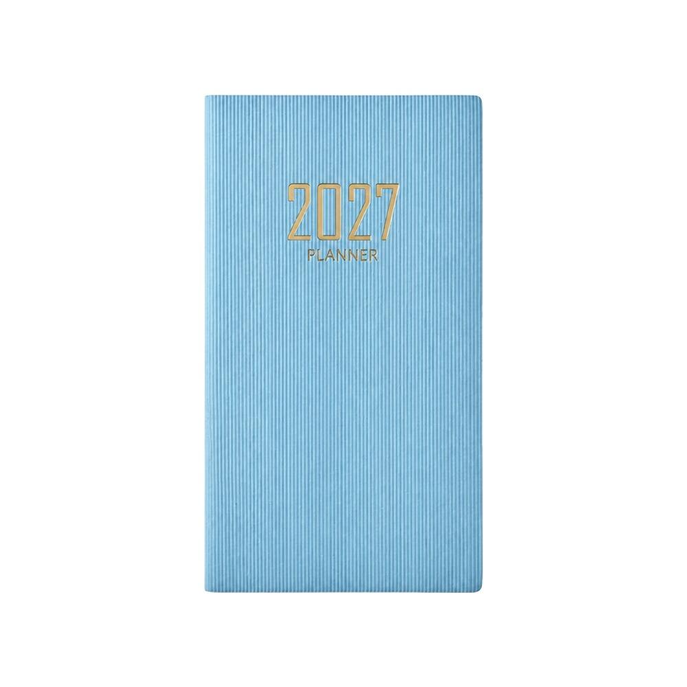 English 2027 Agenda Book A6 Diary Weekly Planner Portable To Do List English Notepad Students