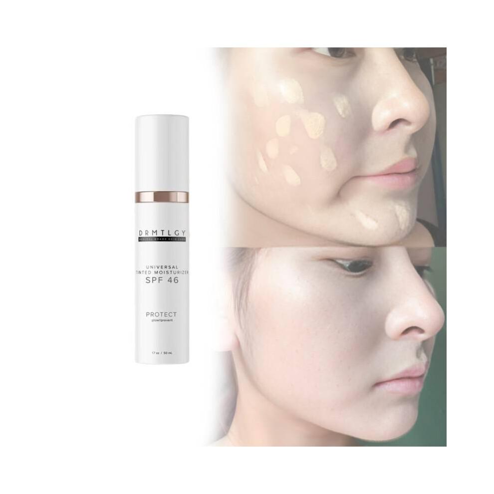 Drmtlgy Sunscreen Moisturizing Spf46 All In One Lightweight Color Face Care