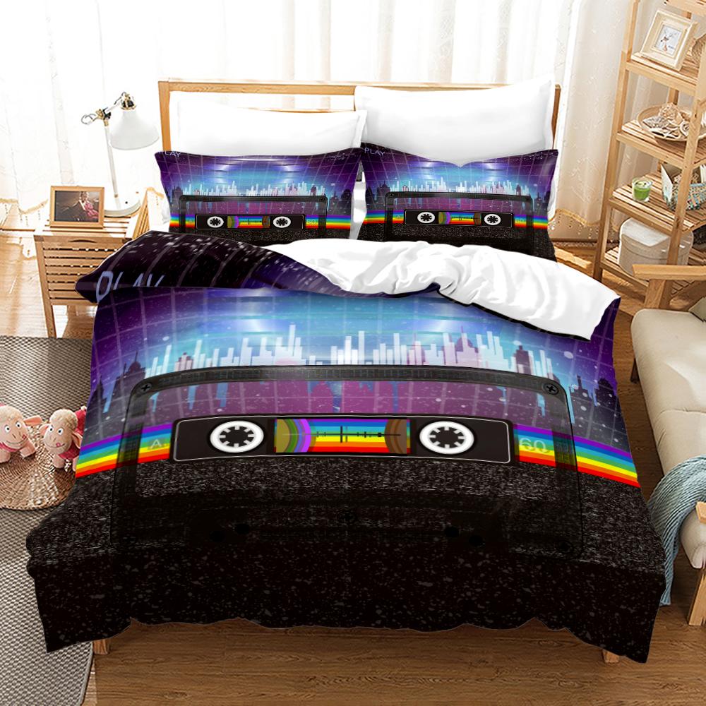 Music Notes Bedding 3Piece Set  Queen Sizes Comfortable  EcoFriendly For Kids Teens Girls Of All Music Fan Lover Sleep In Melody