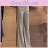Casual Womens Khaki Wide Leg Pants With High Waist For Spring 2025