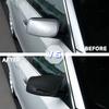 For BMW 5 Series E60 E61 E63 E64 2004-2007 Mirror Lamp Housing Glossy Black Carbon Pattern