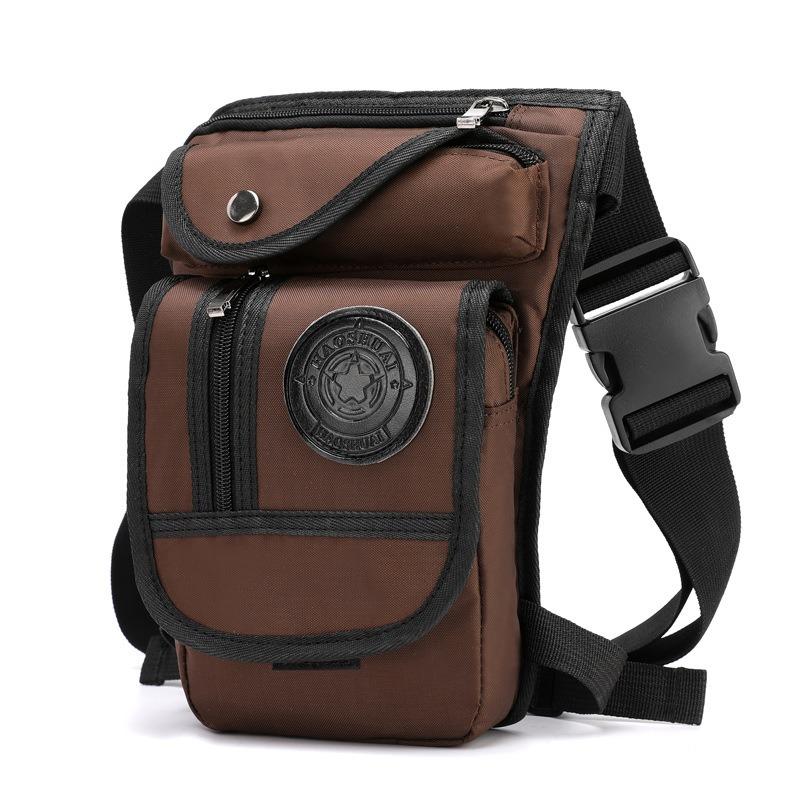 Men's Waist Bag, Multifunctional and Fashionable Nylon Leg Bag, Convenient for Outdoor Hiking and Sports, Wallet, Leg Bag, Waist Bag