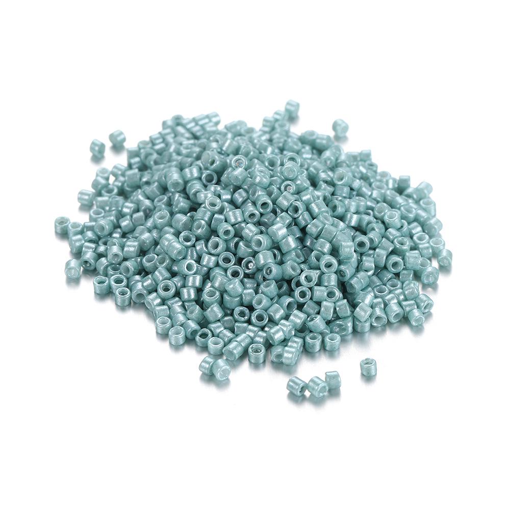 Handgefertigtes DIY Saatperlen-Set: 25 Farben, 2 mm, 1800 Stück, Röhrenzubehör