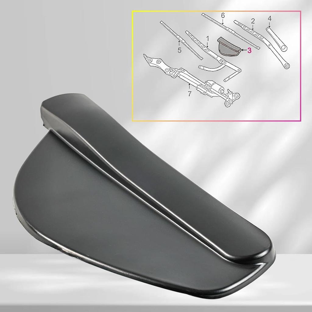 XUKEY Car Front Windshield Wiper Arm Cap Cover For BMW 5 6 Series E60 E61 E63 E64 2003-2010 61617035103 OE# 7035103