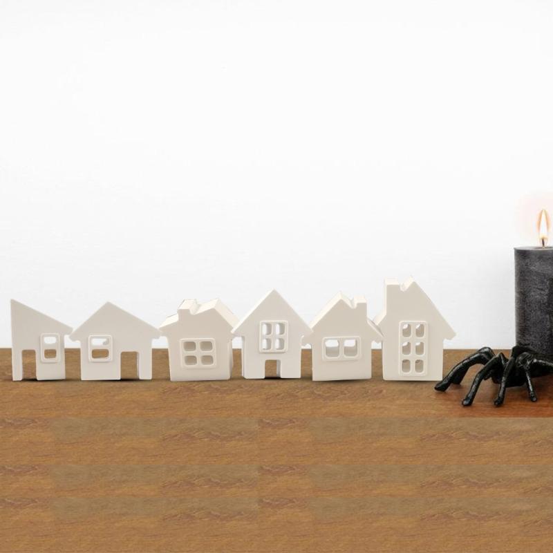 6-in-1 Haus Harz Silikonformen für Epoxidharz Kerze Heimdekoration Schokolade Fondant Zement Gips Silikonformen