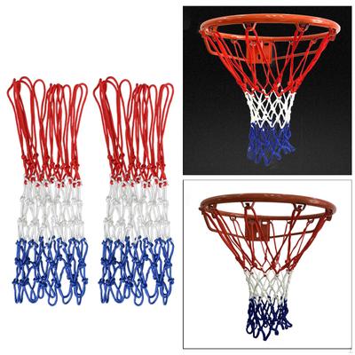 2 Pcs Outdoor Replacement Basketball Loops Polyester Braided Yarn Rope for Edge