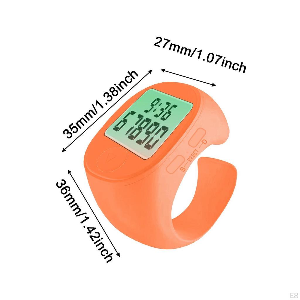 Elektrisk Fingerräknare Handhållen Räknare Simning Lättvikt Utomhus Sport Gåva Bärbar