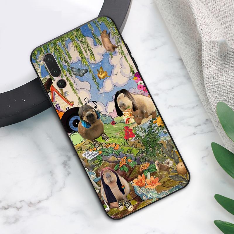 Capybara Case For Huawei Nova 12s 12i 11i 8i 7i Y73 Y70 Y90 Y60 Y72 Y61 Y91 9 10 SE P40 Lite P30 Pro