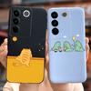 For Vivo V27 Case Vivo V27e V2237 Cute Fashion Painted Cover Soft Silicone Phone Case For Vivo V27 Pro V 27 V27e Back Cover Bags