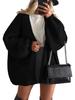 2025 Women's Oversized Knit Cardigan with Long Lantern Sleeves