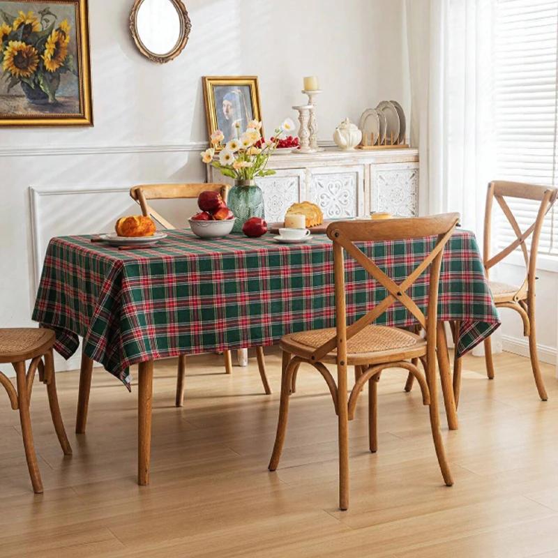 Checkered Tablecloth, Suitable For Holiday Parties, Banquets, Restaurants, Kitchen Decoration Disposable table cloth Table top