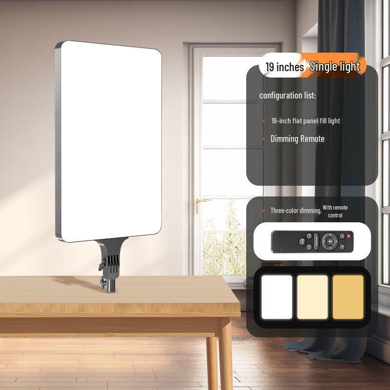 LED Fill Light: Professional Panel for Streamers & Photographers - Perfect for Live Streaming, Beauty Shots, and Indoor Photography.