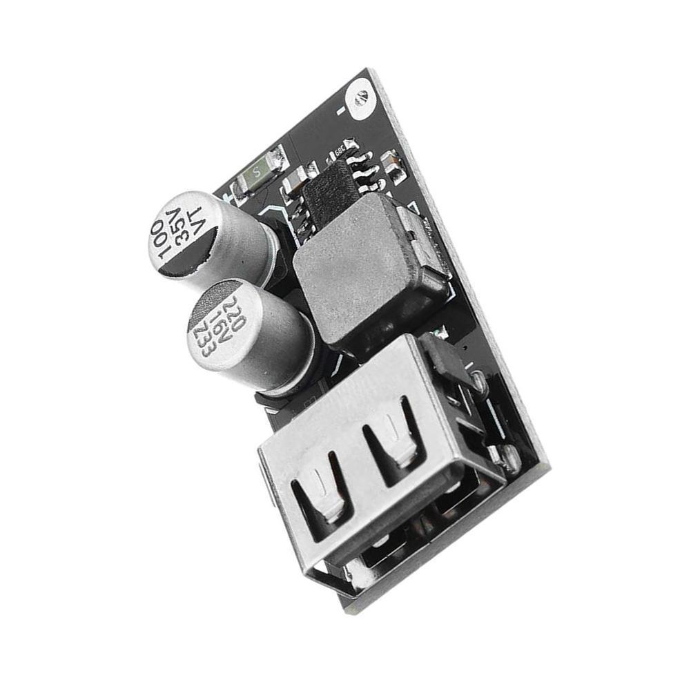 10pcs Wide Input 6V-32V To 5V-12V USB Buck- Converter Module With LED Indicator Over-current Protection For Electronics