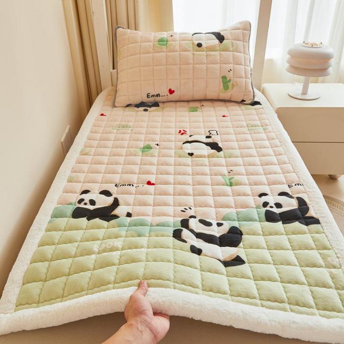 Colchoncillo Plegable de Tatami de Terciopelo de Leche de Lujo para Residencias Estudiantiles y Hogares