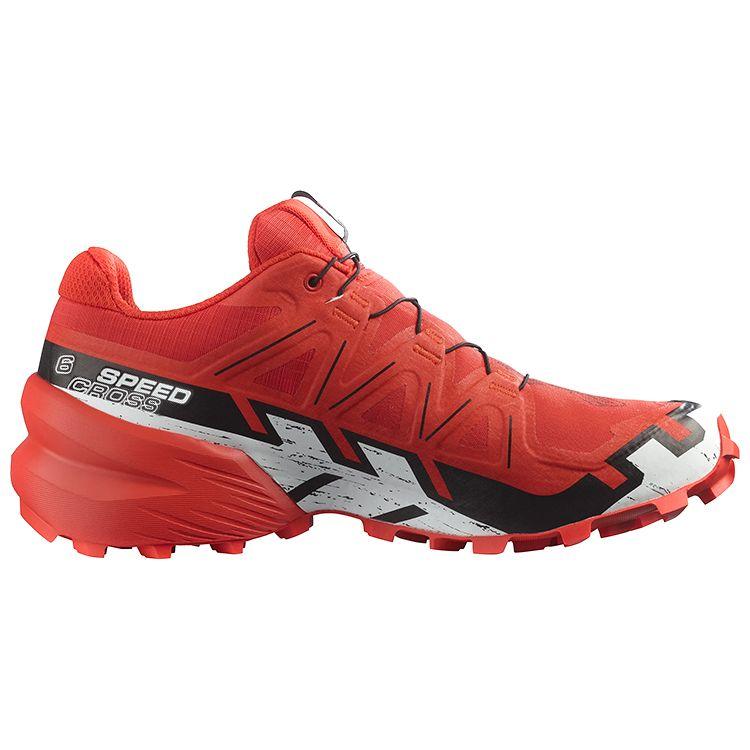 SALOMON Speedcross 6 Gore-Tex Non-Slip Durable Low-Top Outdoor Functional Shoes Men Shoes Red Black 417390