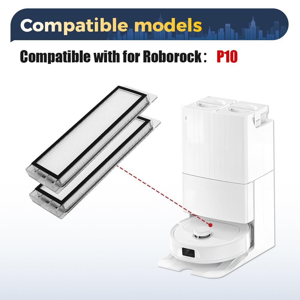 For Roborock Q Revo For Roborock P11 Hepa Filter Filters with Cleaning Brush Kit Robot Vacuum Cleaner Accessories Replacement