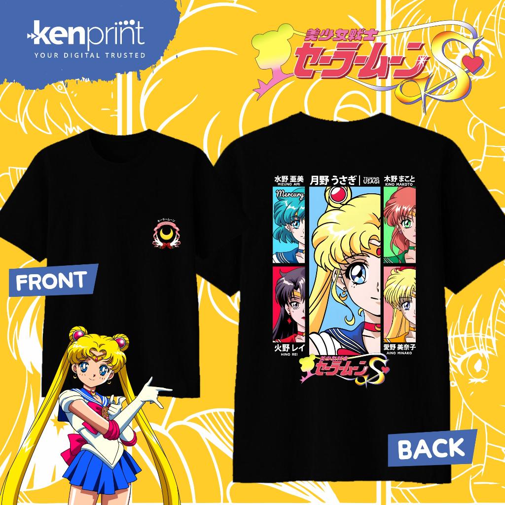 

2026 Cotton Sailor Moon Lost Americana Y2K TShirt Unisex High Quality Casual Parentchild Cotton Soft Fashion Comfortable Tee S