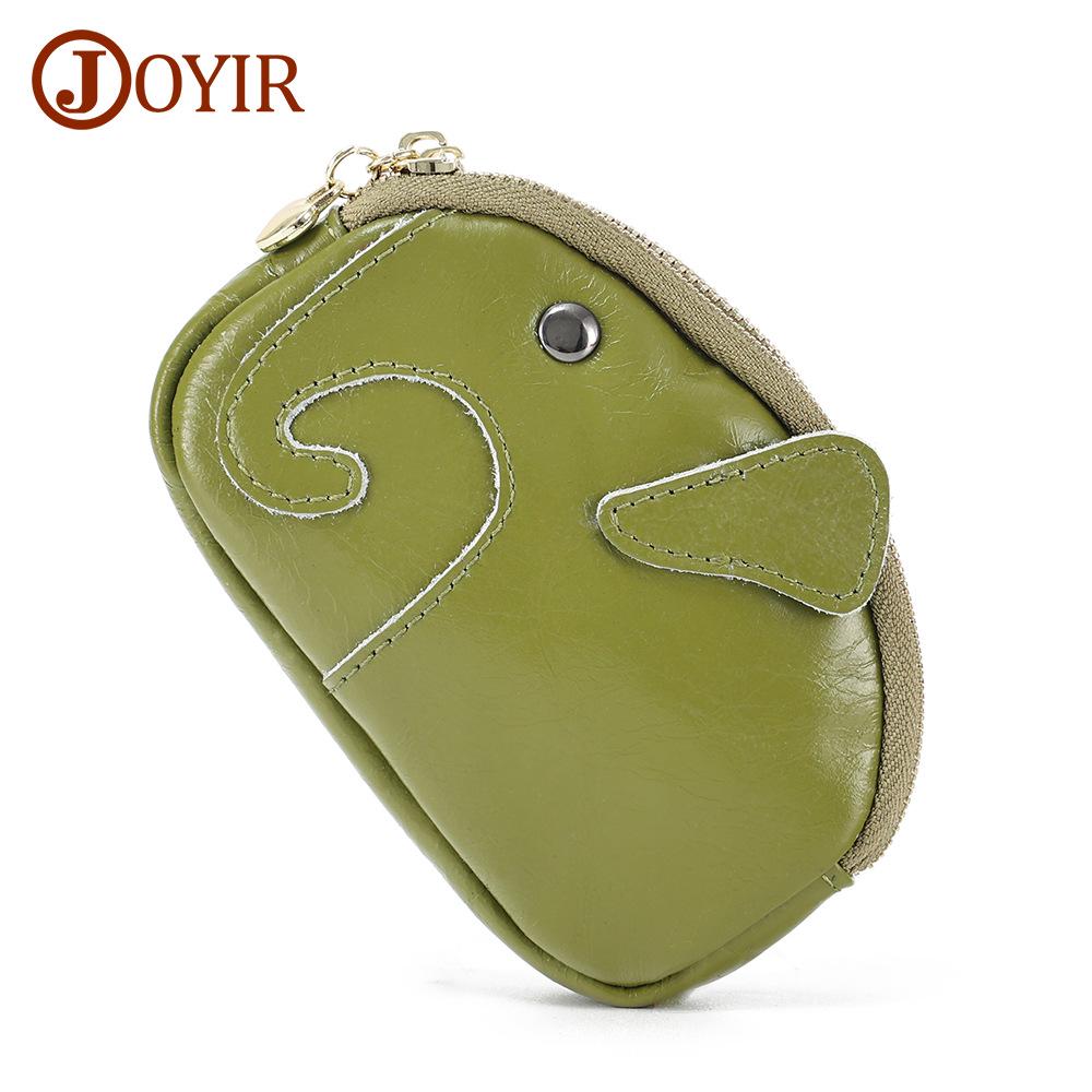 Joyir Women's Genuine Leather Coin & Lipstick Purse - High-End Cowhide Small Wallet