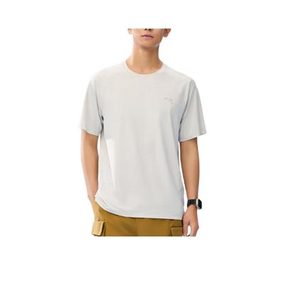 Running Series Round Neck Letter Breathable Versatile Casual Short Sleeve T-Shirt Unisex Tops 952525109-2