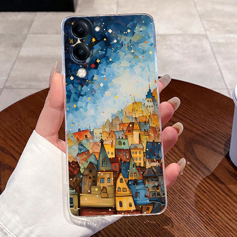 Casing For Vivo Y04 Y29S 5G Case Aesthetic Cute Cat Fashion Astronaut Cartoon Cool TPU Back Cover Transparent Soft Phone Case