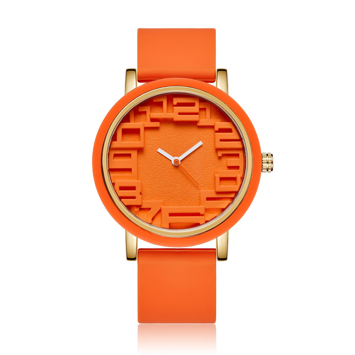 

Новые простые модные повседневные часы силиконовые спортивные кварцевые часы