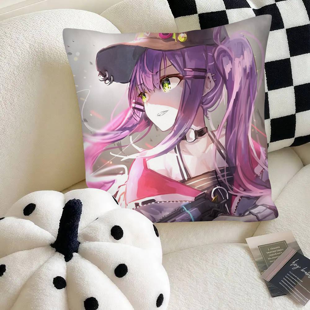Anime Girl Tokoyami Towa Pillow Case Square Pillow Bedroom Sofa Leisure Comfort Cushion Car Home Decoration