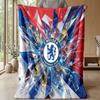 Chelsea FC Theme blanket Soft Flannel Blanket Plush Throw Blanket Cozy Sofa Bed Blanket for Home Decor