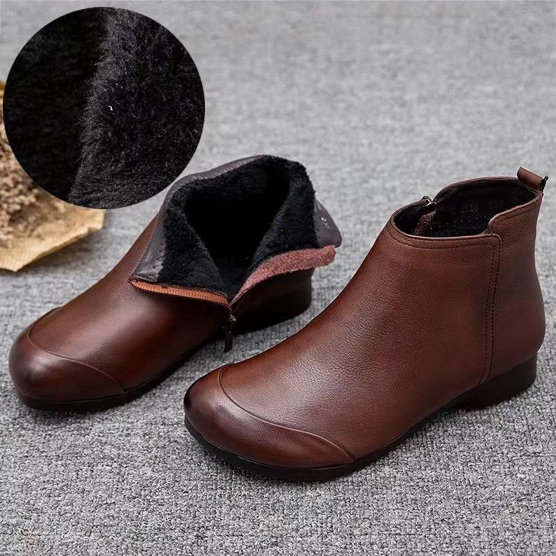 

Мамины туфли ретро бархатные теплые хлопковые туфли полусапожки средние зимние удобные легкие ботинки мягкая подошва повседневная обувь женская 40