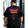 European Sizes Back Print Fun Men's T Shirt with Beer Mugs And Name Julia Design Perfect for Festivals And Celebrations Great Gift Idea