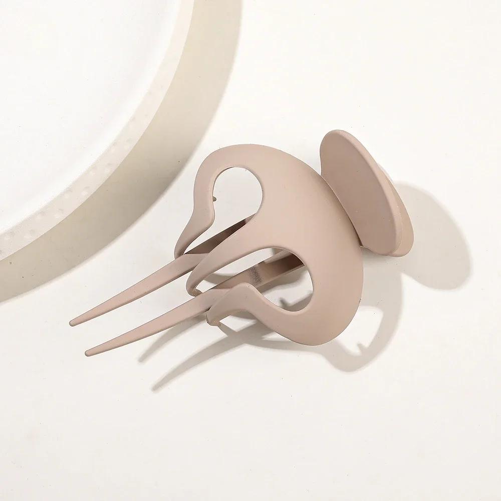 Women Large Hair Clamp Hair Clip Plastic Seamless Duckbill Claw for Women Girls Simple Hairpins Styling Tools Hair Accessories