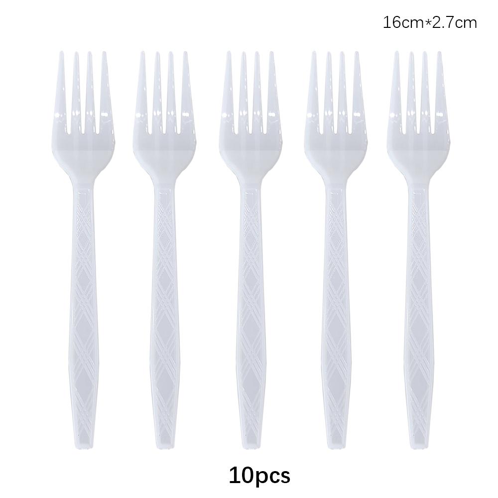 Disposable Knife Fork Spoon Cutlery Set Pink Blue Disposable Tableware Birthday Party Decorations Wedding Baby Shower Supplies