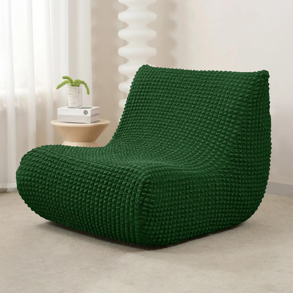 Solid Color Seersucker Sofa Covers Relax Sofa Slipcovers Stretch All-Inclusive Lounge Tatami Chair Cover Balcony